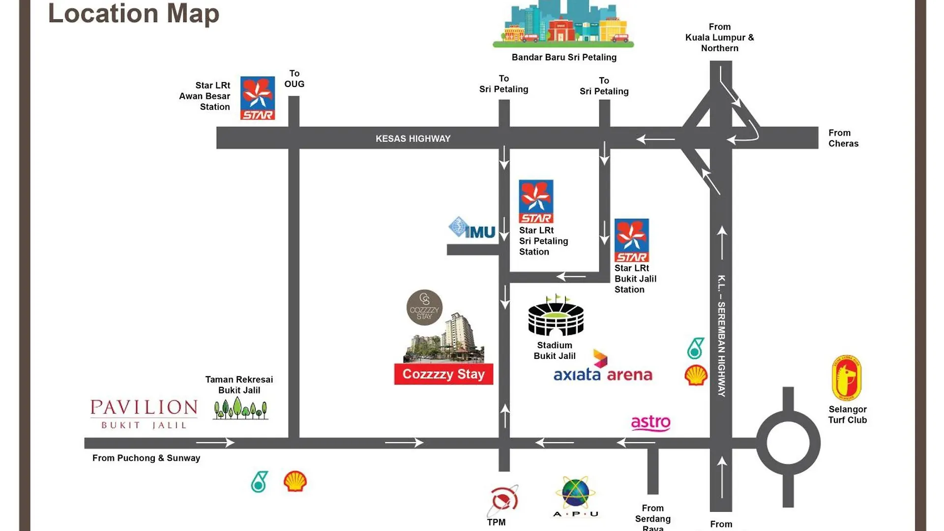 Apartment Next To Axiata Arena, Stadium Bukit Jalil Kuala Lumpur Malezja